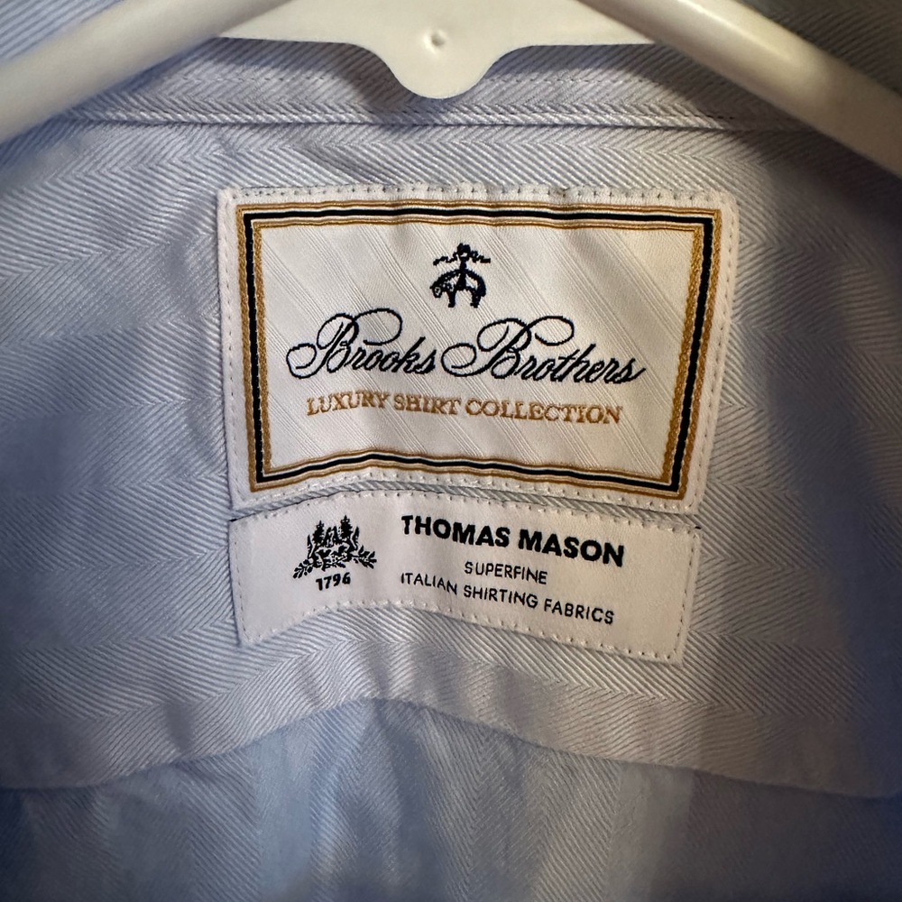 Brooks Brothers Button Down - Blue - image 2